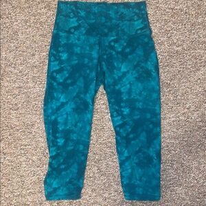 Old Navy Teal Patterned Leggings